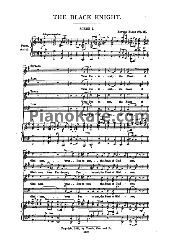 Ноты Эдуард Элгар - Темное королевство (Op. 25)