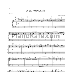 Ноты Claude Bolling - Jazz A La Francaise (пианино, басс, ударные) - предпросмотр