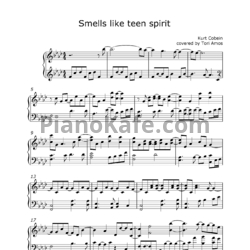 Ноты Nirvana - Smells like teen spirit - предпросмотр