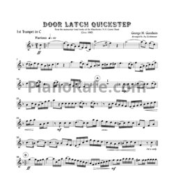 Sheets Gordon Goodwin - Door latch quickstep - preview