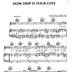 Sheets Bee Gees - How deep is your love (Версия 2) - preview