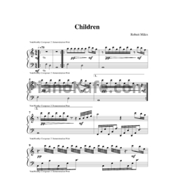 Ноты Robert Miles - Children - предпросмотр