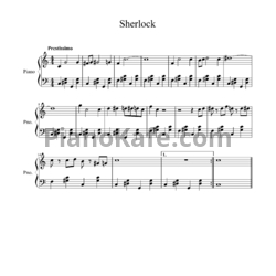 Ноты Alan Silvestri - Sherlock theme - предпросмотр