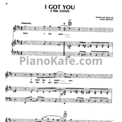 Ноты James Brown - I feel good - предпросмотр
