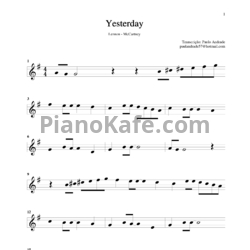 Sheets Paul Mauriat - Yesterday - preview