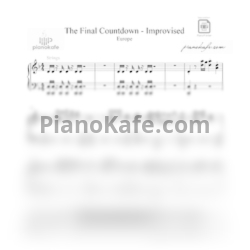 Ноты Europe - The final countdown (Импровизация) - предпросмотр