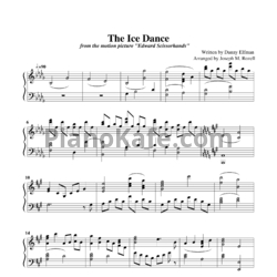 Ноты Danny Elfman - The ice dance - предпросмотр