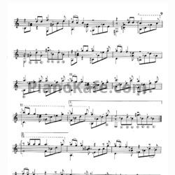 Ноты М. Таривердиев - Я спросил у ясеня (Переложение для гитары) - предпросмотр