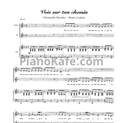 Ноты Bruno Coulais - Vois sur ton chemin - предпросмотр