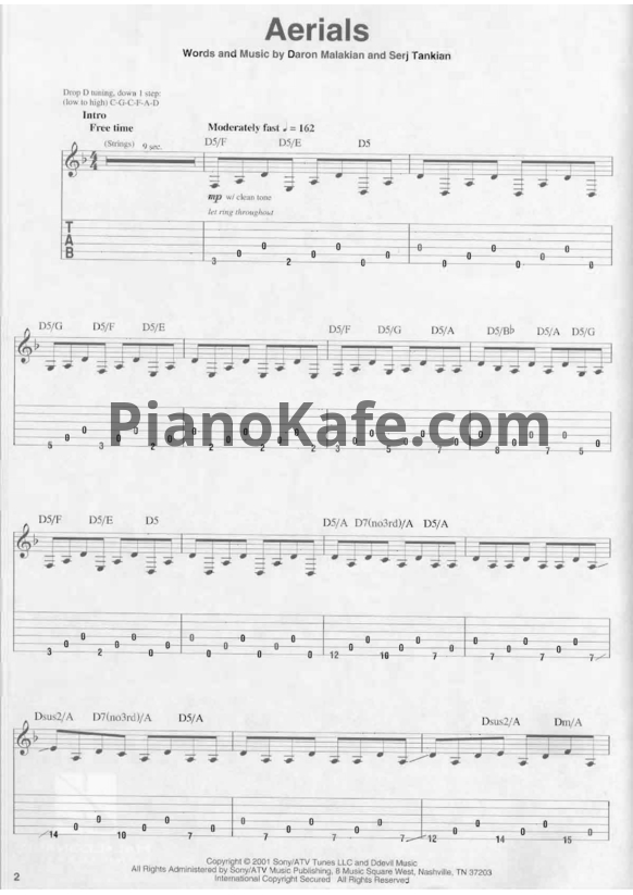 Ноты System of a Down - Guitar Play-Along Volume 57 (Книга нот)