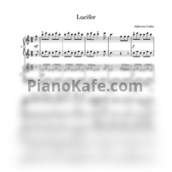 Sheets Альфонс Ледюк - Lucifer (для фортепиано в 4 руки) - preview