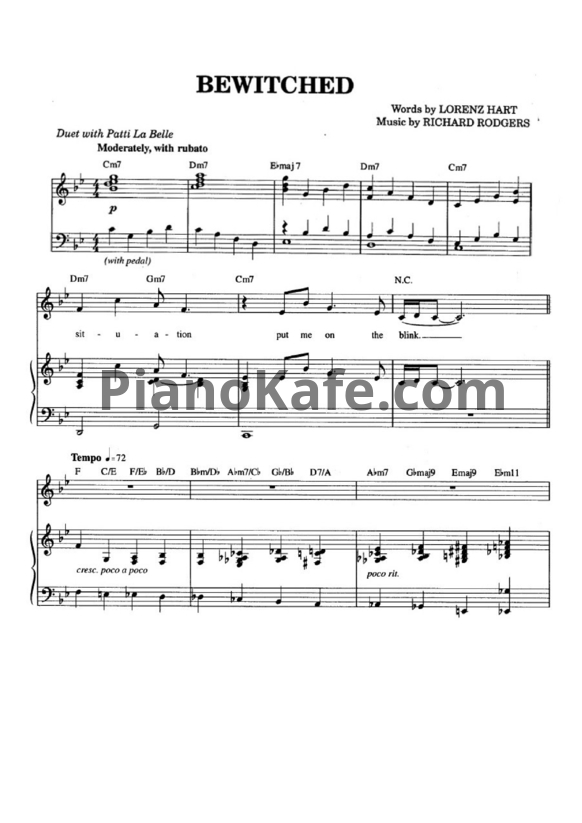 Ноты Frank Sinatra - Bewitched