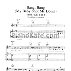 Ноты Nancy Sinatra - Bang bang (My baby shot me down) - предпросмотр
