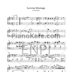 Ноты Justin Hurwitz - Summer montage - предпросмотр