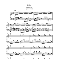 Ноты Linkin Park - Faint - предпросмотр