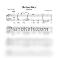 Ноты Paramore - My heart (Piano cover) - предпросмотр
