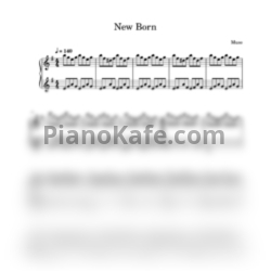Ноты Muse - New born (Piano cover by Alex Page) - предпросмотр