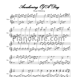 Ноты Hugo Sellerberg - Awakening of a day - предпросмотр
