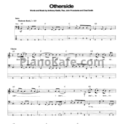 Ноты Red Hot Chili Peppers - Otherside - предпросмотр