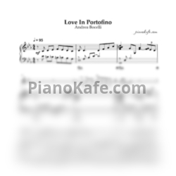 Ноты Andrea Bocelli - Love In Portofino - предпросмотр