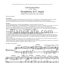 Ноты Carl Friedrich Ebers - Симфония до-мажор - предпросмотр