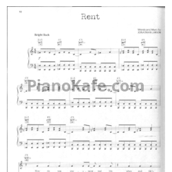 Ноты Jonathan Larson - Rent (Книга нот) - предпросмотр