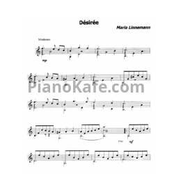 Ноты Мария Линнеман - Desiree - предпросмотр