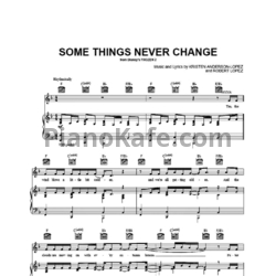 Ноты Josh Gad, Kristen Bell, Idina Menzel & Jonathan Groff - Some things never change - предпросмотр
