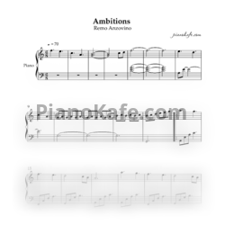 Sheets Remo Anzovino - Ambitions - preview