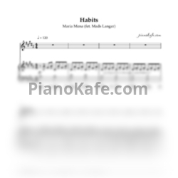 Ноты Maria Mena feat. Mads Langer - Habits - предпросмотр
