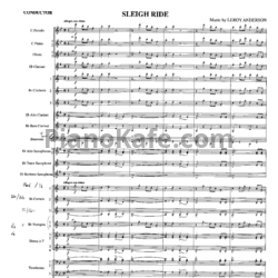 Ноты Leroy Anderson - Sleigh Ride (для оркестра) - предпросмотр