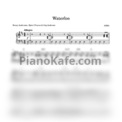 Ноты ABBA - Waterloo (Piano cover) - предпросмотр