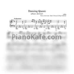 Ноты ABBA - Dancing queen (Переложение для фортепиано) - предпросмотр