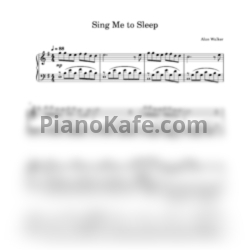 Sheets Alan Walker - Sing me to sleep (Alex Page cover) - preview