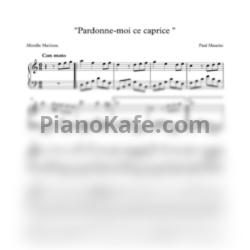 Ноты Paul Mauriat - Pardonne-moi ce caprice d'enfant (Arr. A.Vasilyeva) - предпросмотр