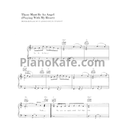 Ноты Eurythmics - There must be an angel (Playing with my heart) - предпросмотр