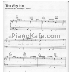 Ноты Bruce Hornsby - The way it is - предпросмотр