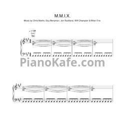 Ноты Coldplay - M.M.I.X. - предпросмотр
