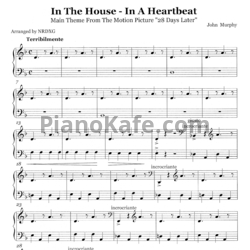 Ноты John Murphy - In the house (In a heartbeat) - предпросмотр