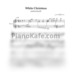 Ноты Andrea Bocelli - White Christmas - предпросмотр