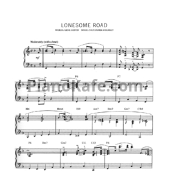 Ноты Nathaniel Shilkret - Lonesome road - предпросмотр