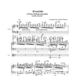 Ноты Jennifer Thomas - Eventide - предпросмотр