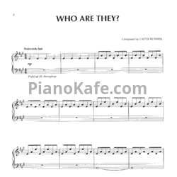 Ноты Carter Burwell - Who are they? - предпросмотр