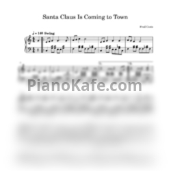 Ноты Fred Coots - Santa Claus Is Comin' to town - предпросмотр