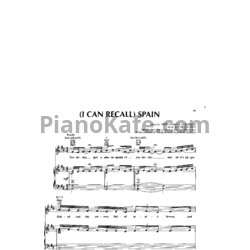 Ноты Al Jarreau - (I can recall) Spain - предпросмотр