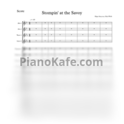Ноты Illinois Jacquet - Stompin' at the savoy (Партитура и партии) - предпросмотр