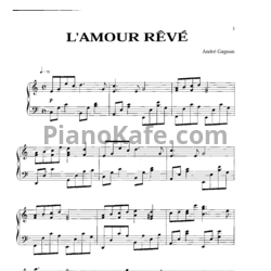 Sheets Andre Gagnon - Piano solitude (Книга нот) - preview