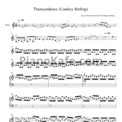 Ноты Lindsey Stirling - Transcendence - предпросмотр
