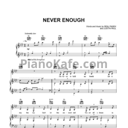 Ноты Loren Allred - Never enough - предпросмотр