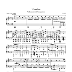 Ноты Panic! at the Disco - Nicotine - предпросмотр